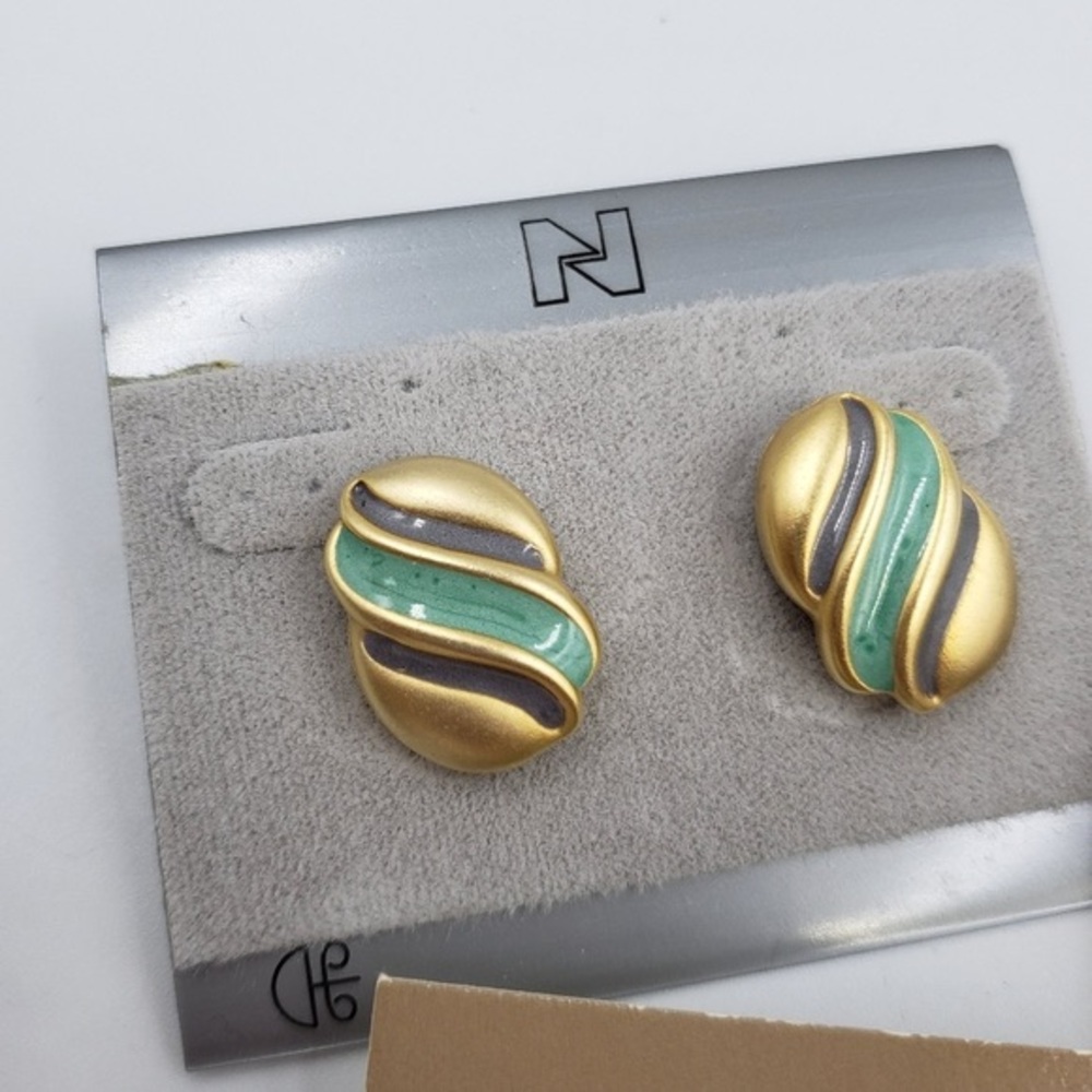 Vintage 80's Pierced Earrings Three Pairs